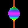 apparent horizon embedding diagram of an unstable 5 dimensional black string